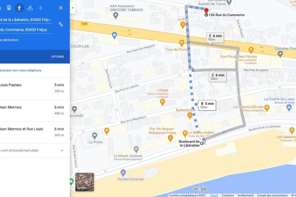 Joli T2 Tres Proche De La Plage De Fréjus Kültér fotó
