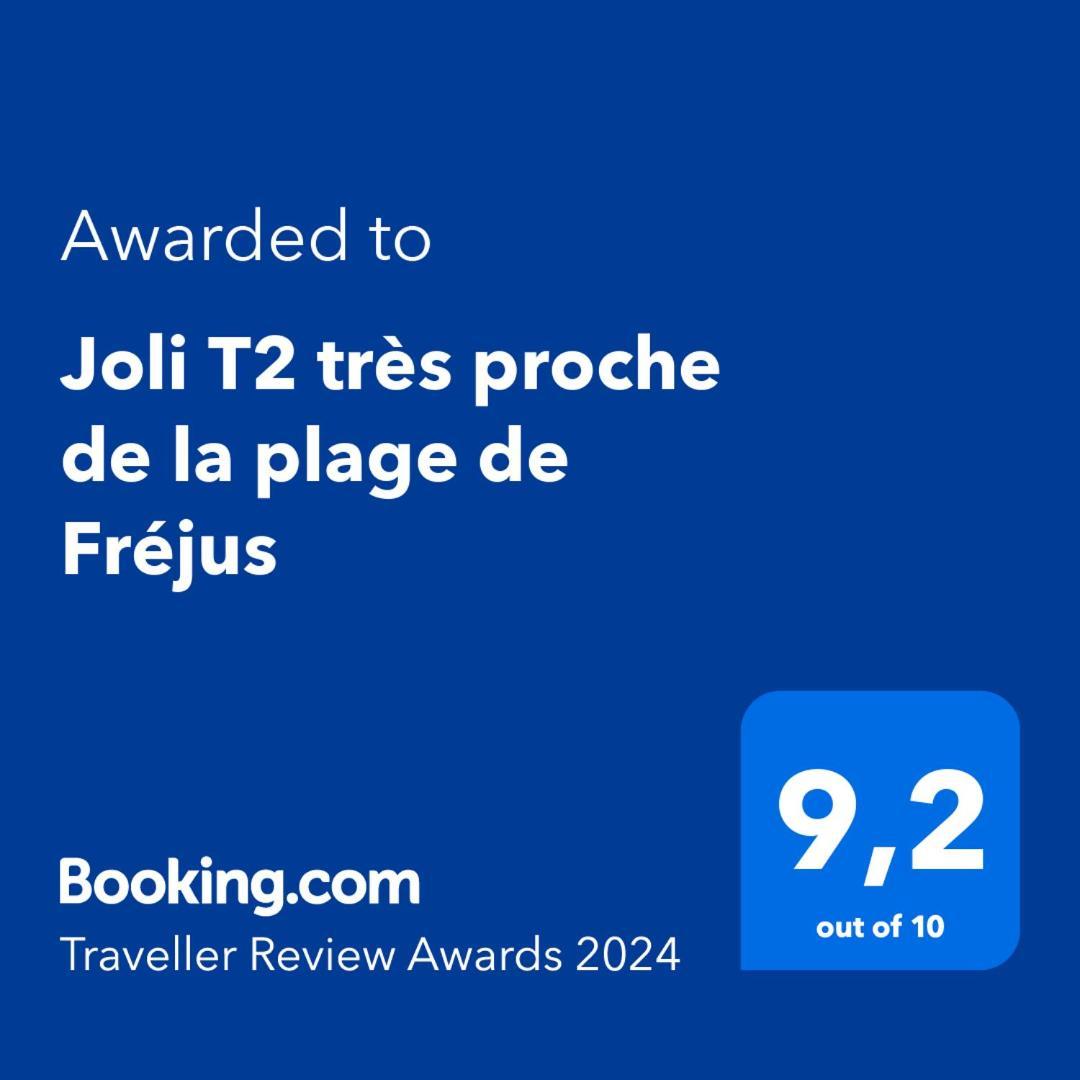 Joli T2 Tres Proche De La Plage De Fréjus Kültér fotó